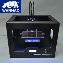 WANHAO дубликатор 4S двойной экструдер для многоцветной печати в печати размер 225*145*150 мм