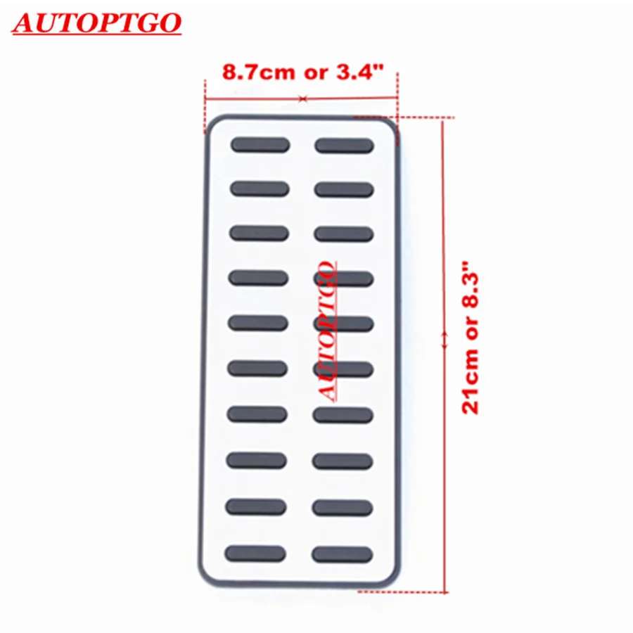 NON-SLIP, автомобильная подставка для ног, газ, топливный тормоз, педали, педаль для ног, Накладка для AUDI A4L A5 A6L A7 A8L Q5 Q7 2010