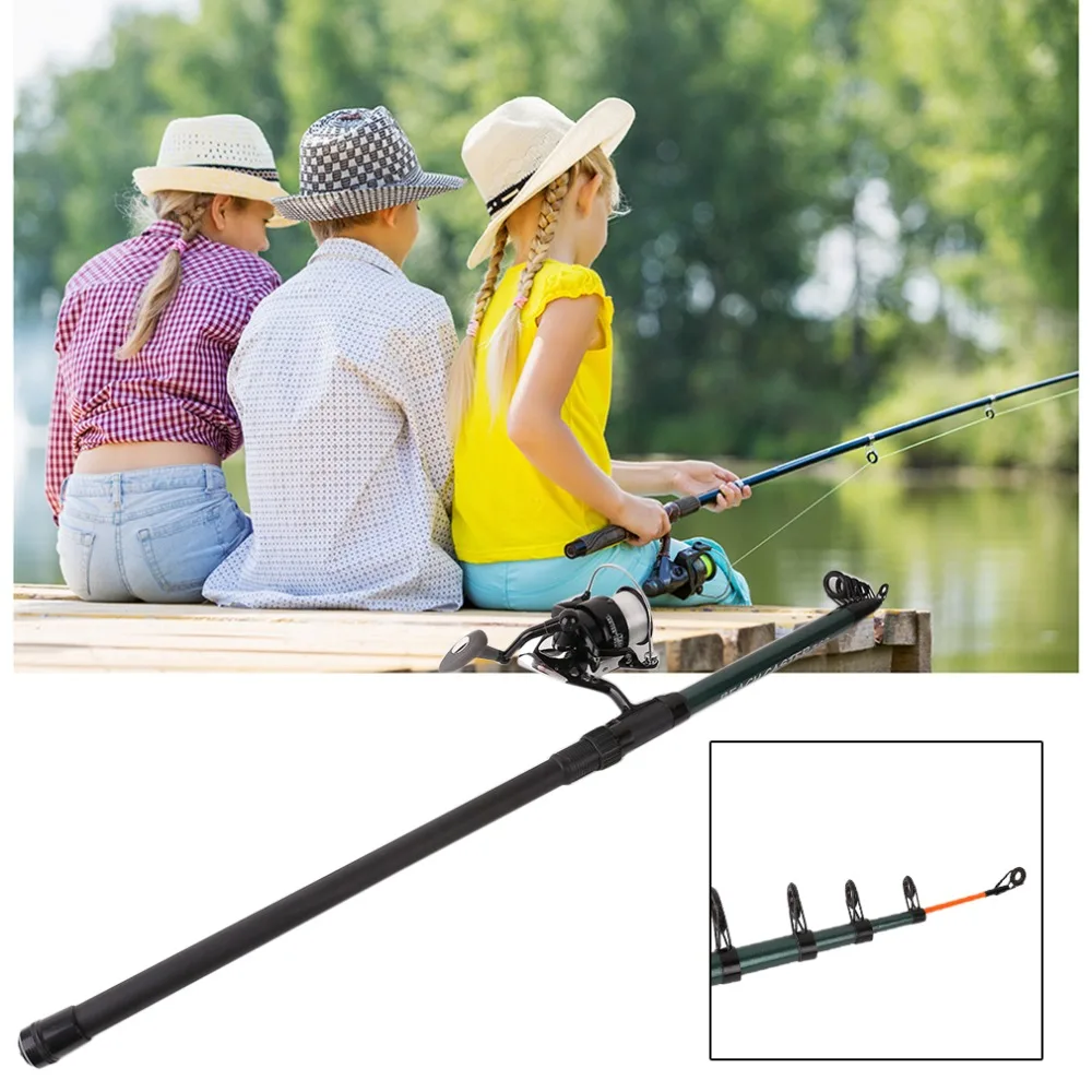 

Universal Telescopic Portable Fishing Rod 12 Feet Reel Sea Beach Mackerel Feathers Travel Fishing Equipment Tool Kit Set