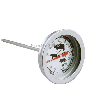 

Kitchen Cooking Stainless Steel Quick Response Instant Read Thermometer Meter