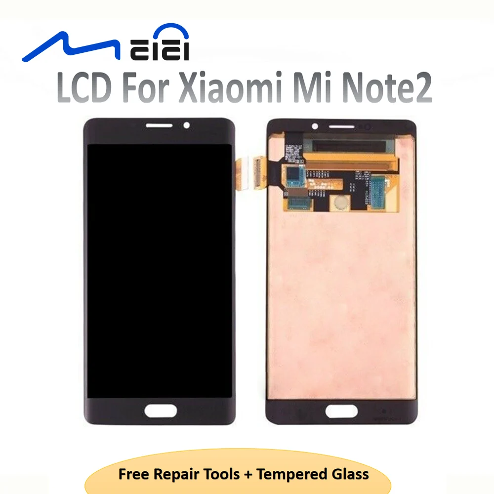

For Xiaomi Mi Note 2 /Note 3 LCD Touch Screen with frame Digitizer Replacement For Mi Note2 Note3 LCD Repalcement and free tools