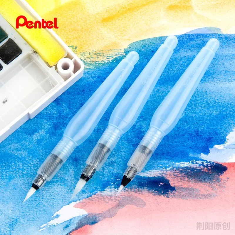 Щетка для воды Pentel Aquash средняя маленькая большая Япония|Кисти рисования| |