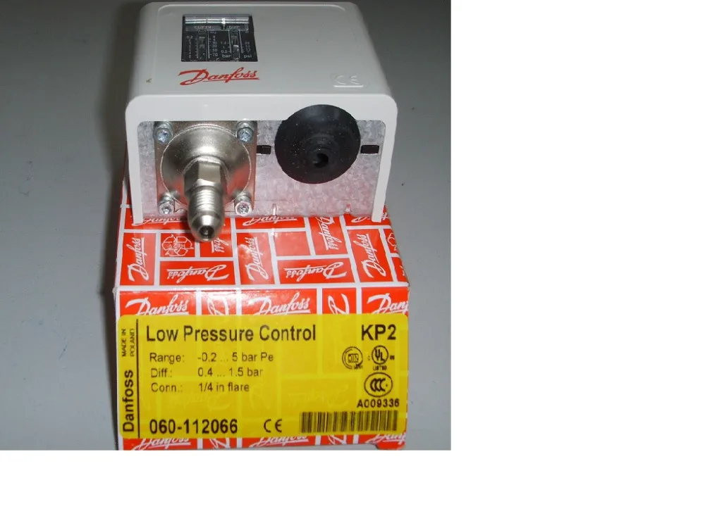

Pressure controller switching relay Low pressure controlled KP2 060-1120