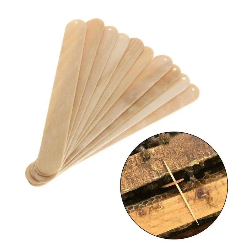 

10 Pcs/Bag Beehive Killer Acaricide Beekeeping Insect Repel Control Durable Wooden Sheet Prevent Bite Effective For Bee Case
