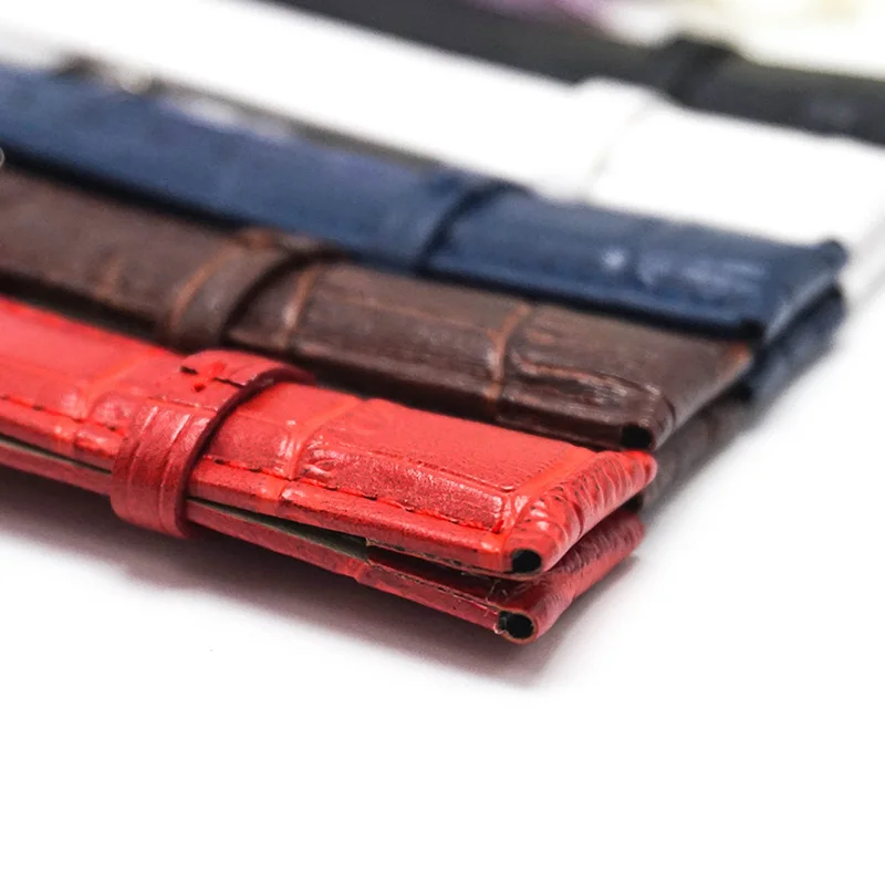 Ремешок для часов кожаный 16 мм 18 20 22 мм|watchband 20mm|correa de relojleather strap |