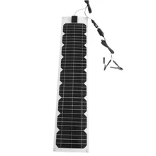 Flexible Solar Panel 12v 20w 40w 60w 80w 100w Solar Battery Charger Waterproof Boat Camping Car Caravan Rv Light Phone For Pack