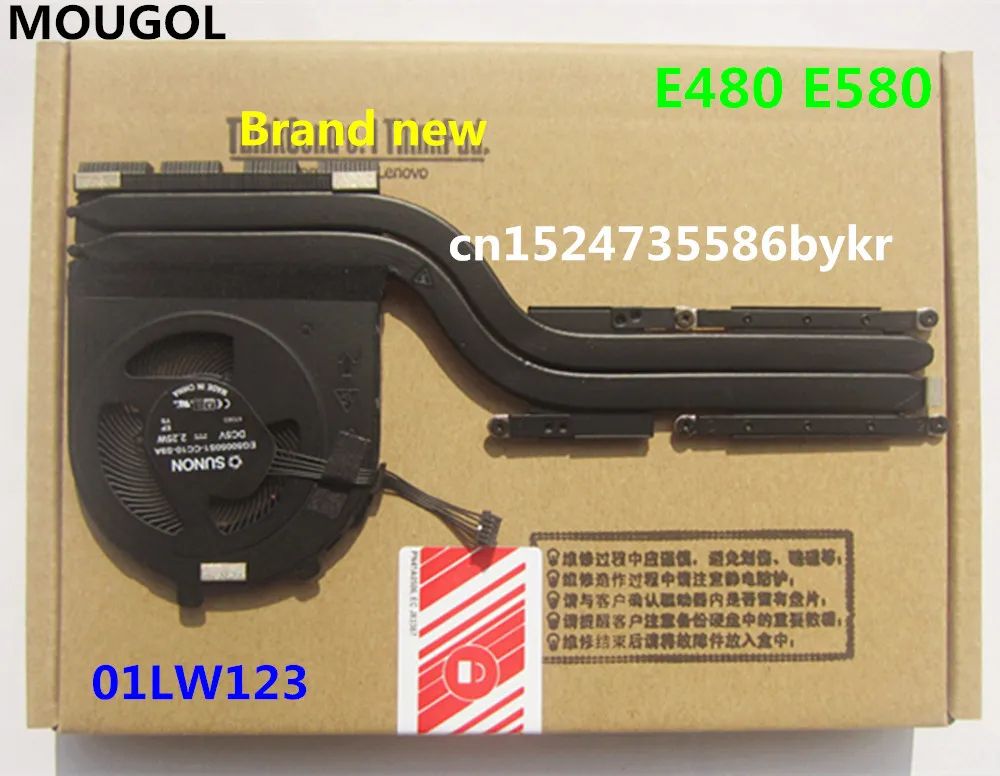 

M New Original for ThinkPad E480 E580 SWG Discrete Graphics Heatsink CPU Thermal Cooler Cooling Fan 01LW123 01LW122 01LW124