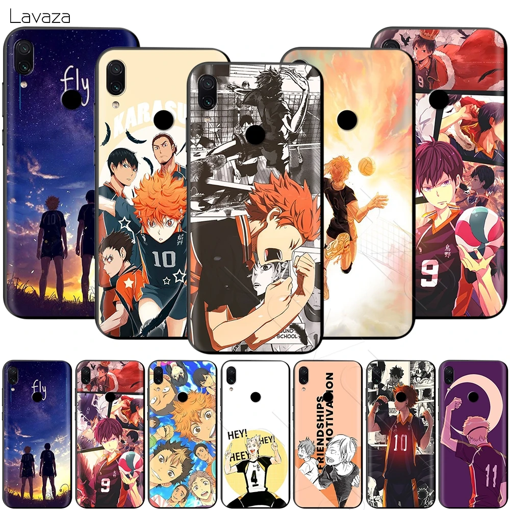 Чехол с аниме-атаками Haikyuu Hinata для Xiaomi Redmi Note 8 9 S K30 Pro MI MAX 3 6 SE A1 A2 A3 10 Lite Plus 8A F1 |