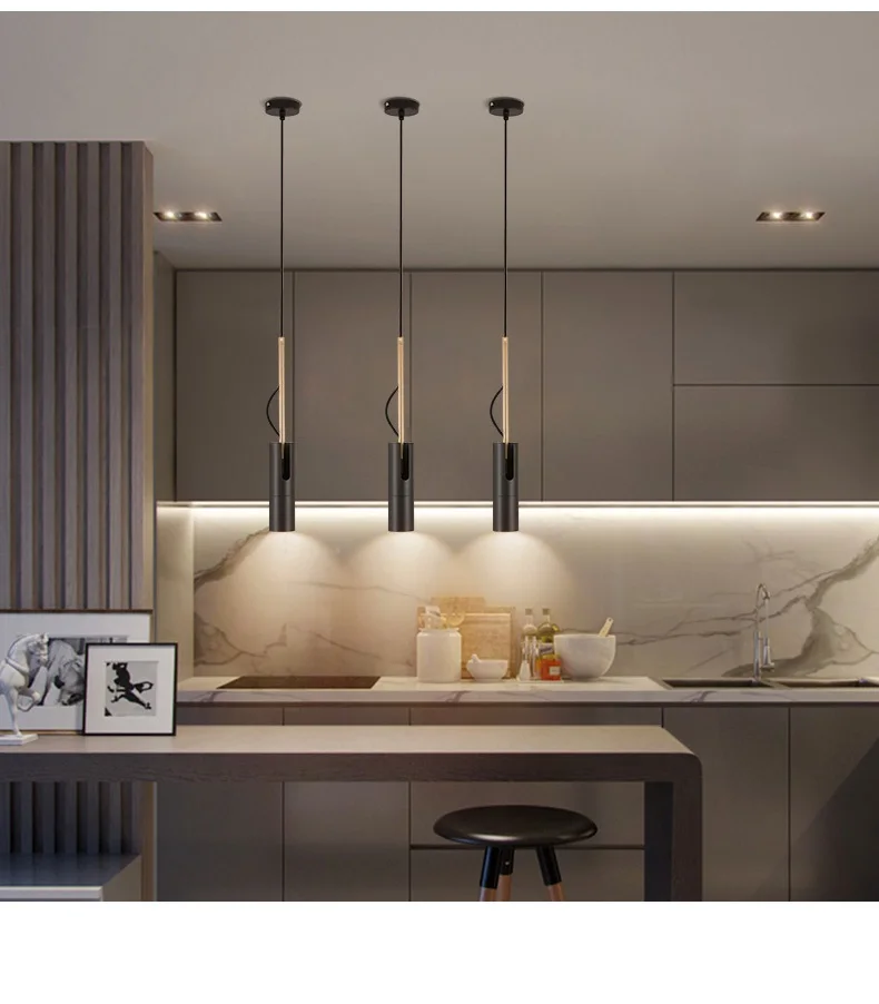  LukLoy Bedside Pendant Down Light Hanging Kitchen Suspension Lamp LED Spot Lighting LED Down Light  - 32994338537