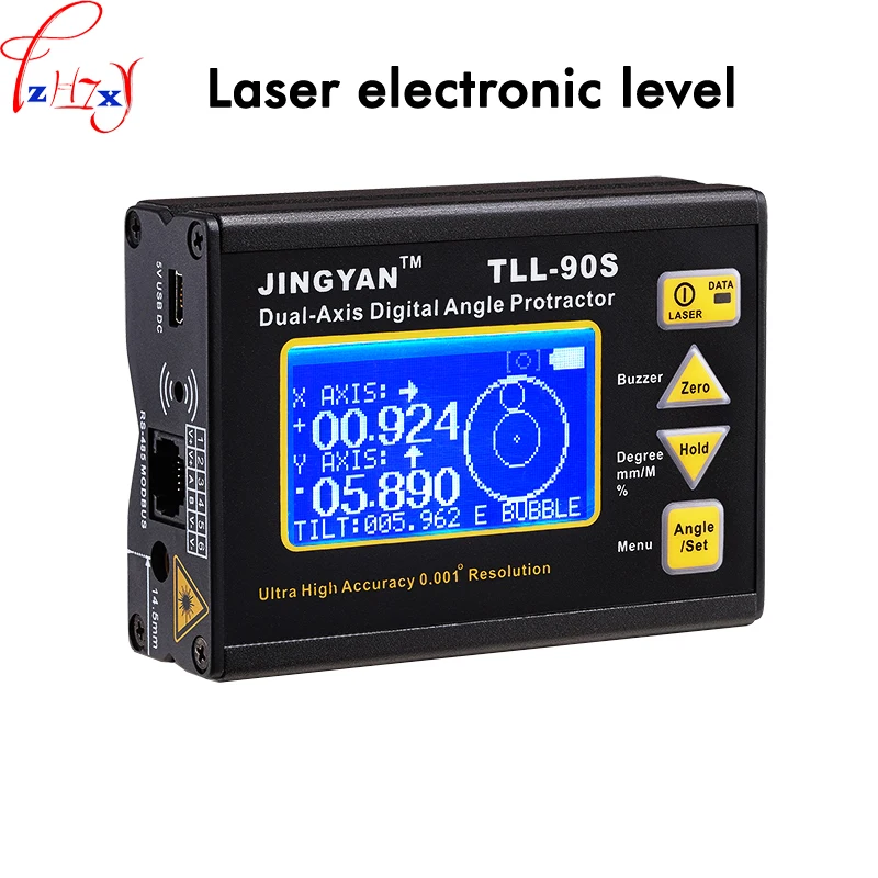 37V Digital display dual axis inclinometer TLL 90S mini professional high precision laser