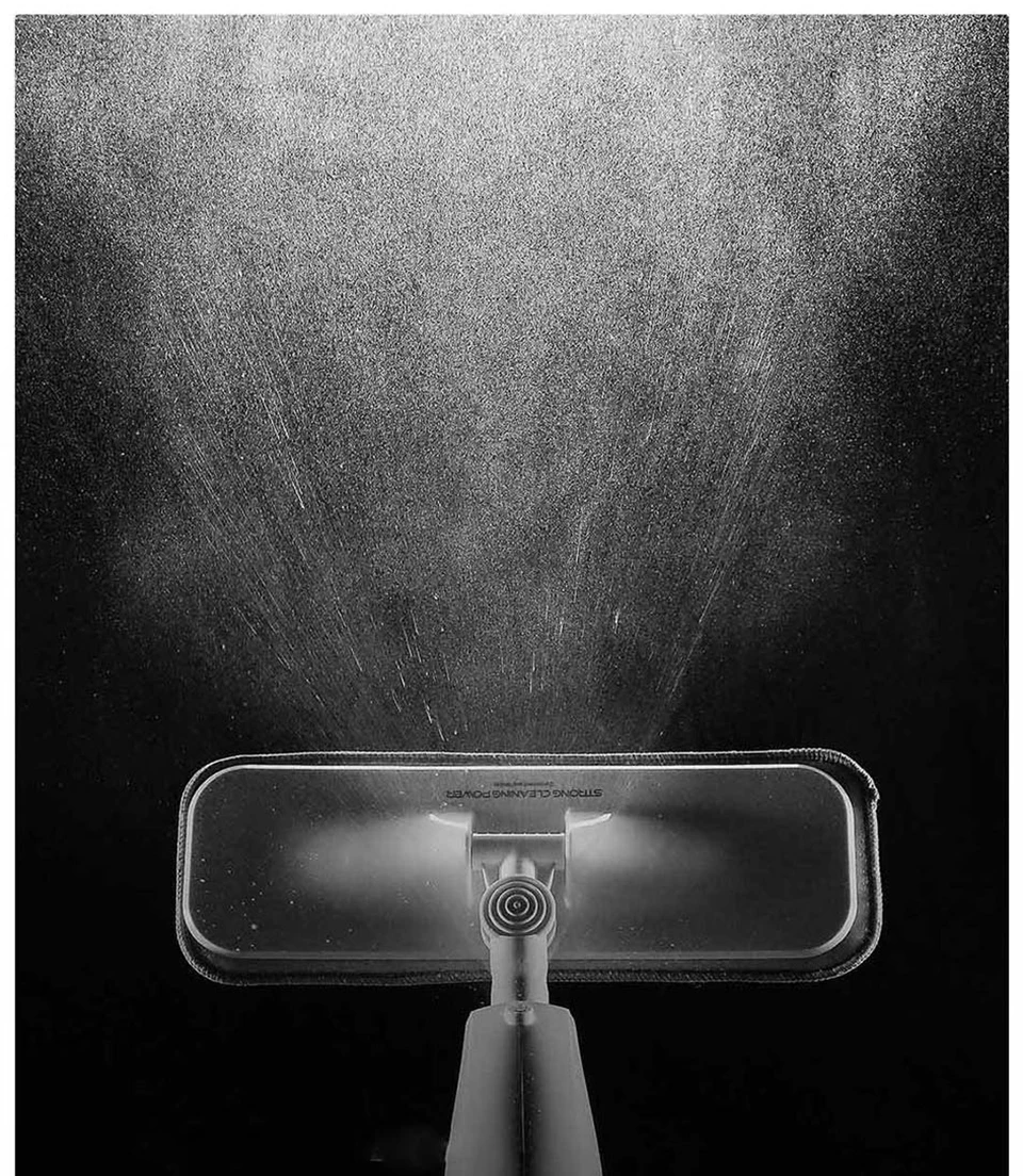 Original Xiaomi Deerma Water Spraying Sweeper Mijia Floor Cleaner Carbon Fiber Dust Mops 360 Rotating Rod 350ml Tank Waxing Mop  (8)