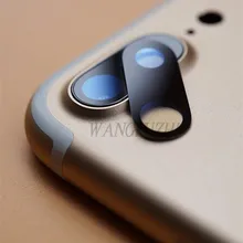 WANGFUZHI 2 шт./партия, стеклянный объектив для камеры iPhone 8 Plus 5," ; сапфировое стекло с одним стеклом без рамки, Запасная часть