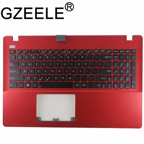 GZEELE для ASUS X550C K550 A550C A550VB Y581C X550 W30 Упор для рук клавиатура ободок верхний чехол Топ чехол Крышка - Цвет: Красный