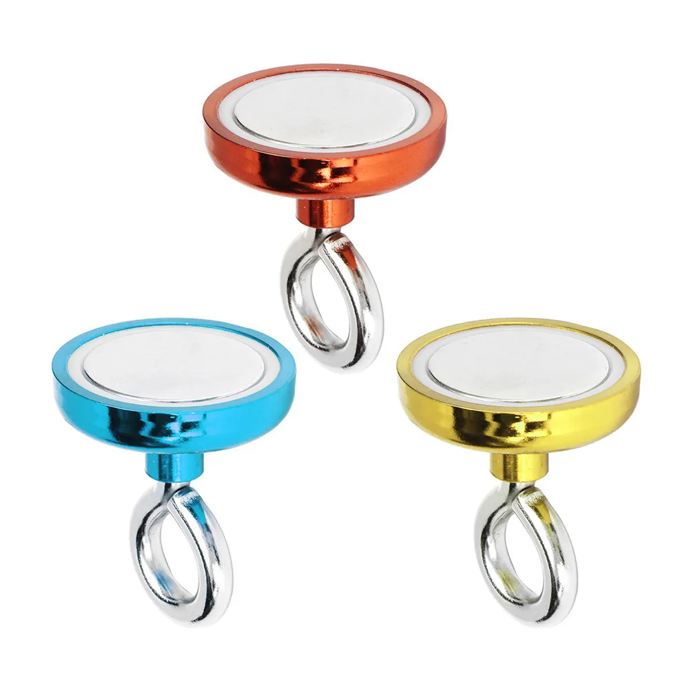 48mm 90KG Neodymium Recovery Magnet Metal Detector Treasure Hunting Fishing