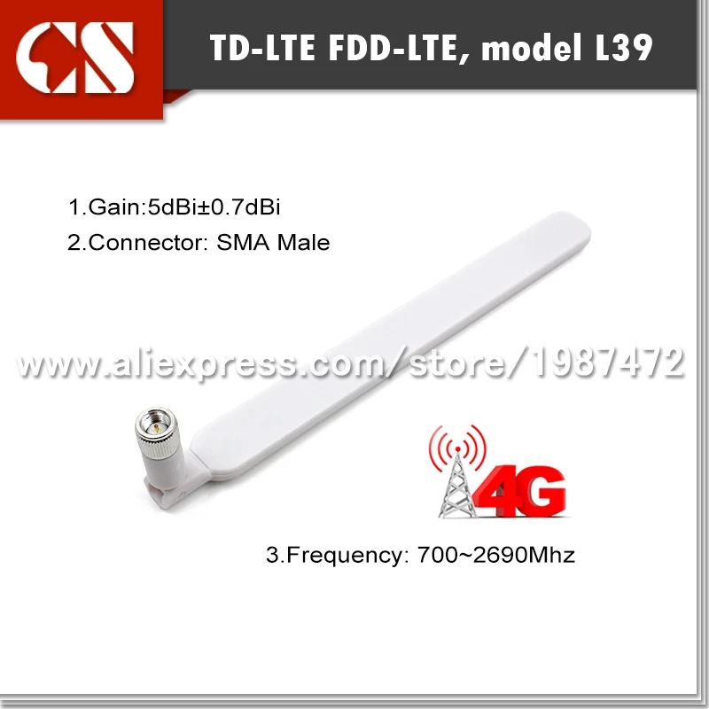 imágenes para 5dBi 4G Antena Externa, para B593 B880 B310 antena SMA Macho conector imágenes para 5dBi 4G Antena Externa, para B593 B880 B310 antena SMA Macho conector