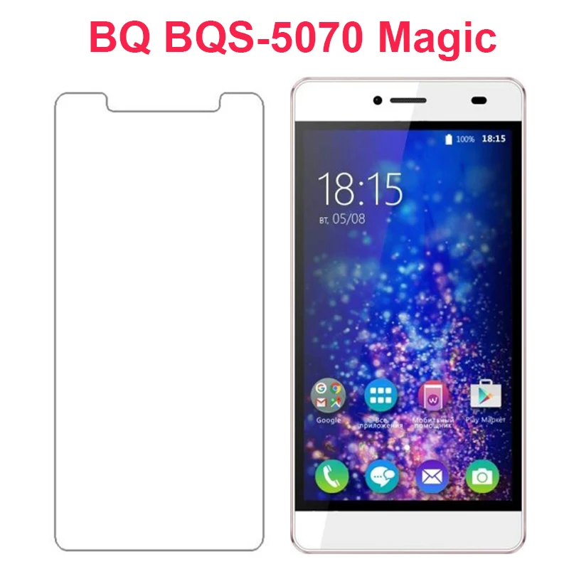 BQ Mobile BQS 5070 Magic Tempered Glass Protective Film Explosion-proof Screen Protector For BQS-5070 Phone | Мобильные телефоны и