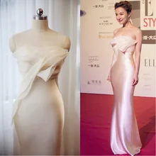 Vestidos De Fiesta 2016 Satin Meerjungfrau Abendkleid Sexy Abendkleider Billig Lange Abendkleider Rüschen Weiß Prom Kleid