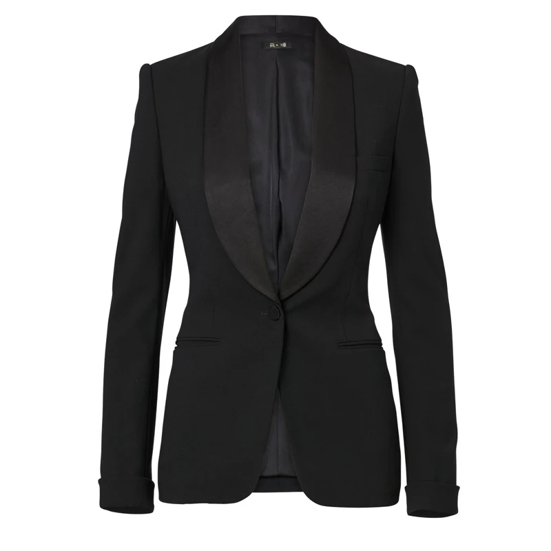 The New Fall fashion suit suit female career suit jacket and long sections temperament casual two-piece /1set +pants tide