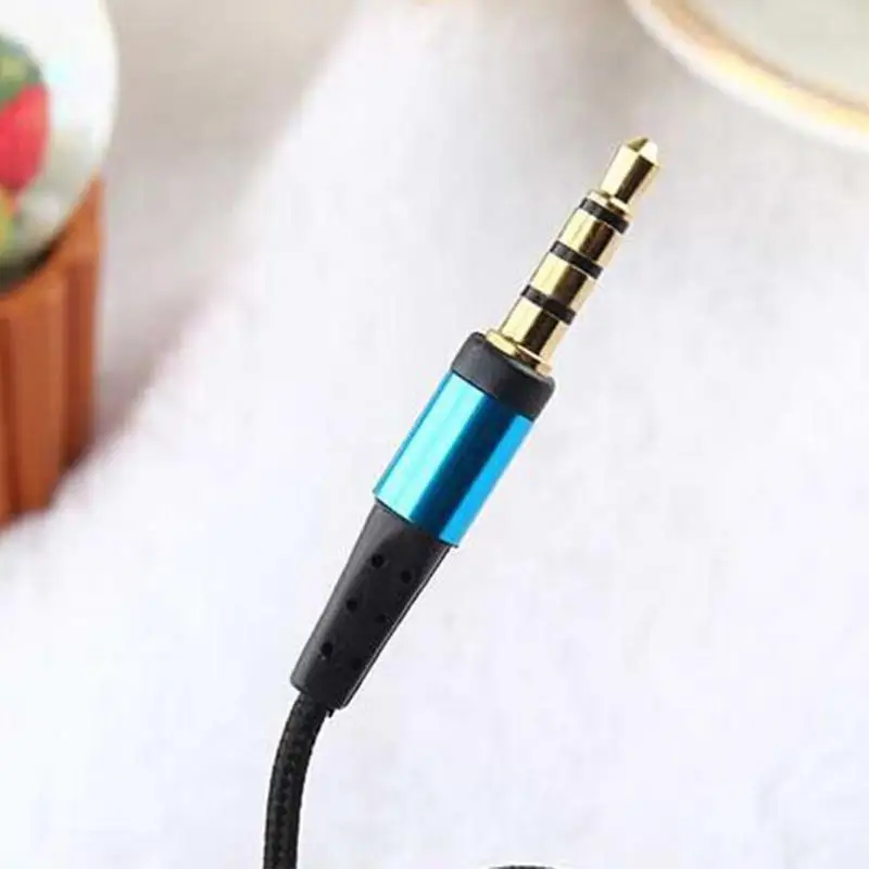 Shoelace Earphone cord Metal In Ear 3.5mm jack Earphones Bass Headset Stereo Sport Headphones With Mic#20