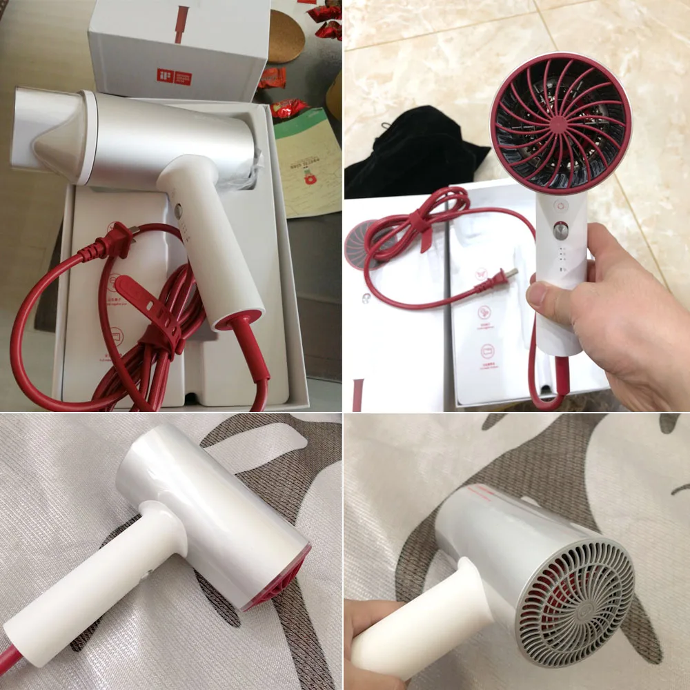 Xiaomi Soocare Soocas H3 Анион Фен корпус из алюминиевого сплава 1800 Вт воздушный выход анти-горячий инновационный диверсии дизайн для RU