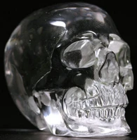 SUIRONG---412 ++++ Quartz Rock Carved Crystal Skull ,Realistic Healing 1