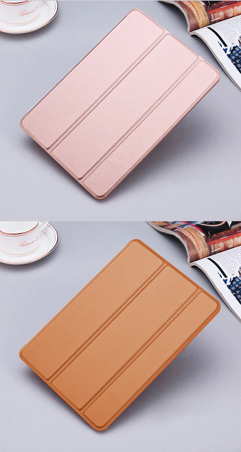 PU кожаный ультра тонкий чехол для Xiaomi mi pad 1 2 3 mi pad1 mi pad2 mi pad3 легкий вес Жесткий ПК задняя крышка Smart Cover для Xiaomi mi pad 1