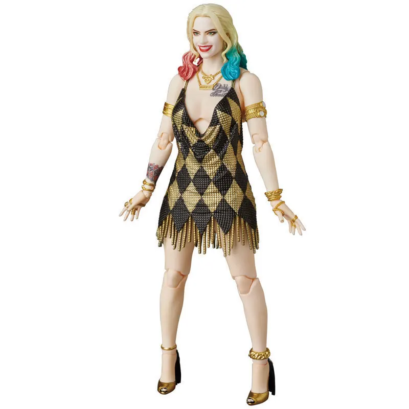 

Suicide Squad Harley Quinn MAFEX #042 Harleen Quinzel Dance Dress Edition PVC Action Figure Collectible Model Toy 16 CM BOX Q610