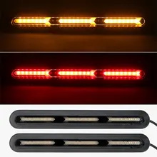 2 шт. автомобильный сигнал поворота автомобильный световой сигнал прочные автомобильные задние тормозные огни лобовое стекло предупреждающие огни красный свет универсальный