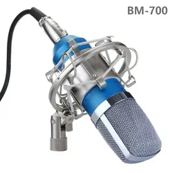 BM-700/BM-800 динамический конденсаторный микрофон звукозаписи с ударным креплением для радио braodcasing KTV караоке с ударным креплением