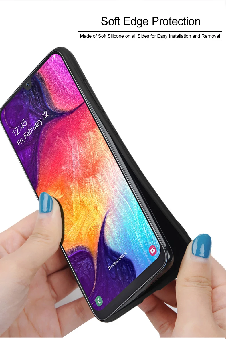 Чехол для Samsung Galaxy A50, чехол MOFI для Samsung Galaxy A30 A70, тканевый чехол для Samsung A50, полный Чехол, деловой чехол