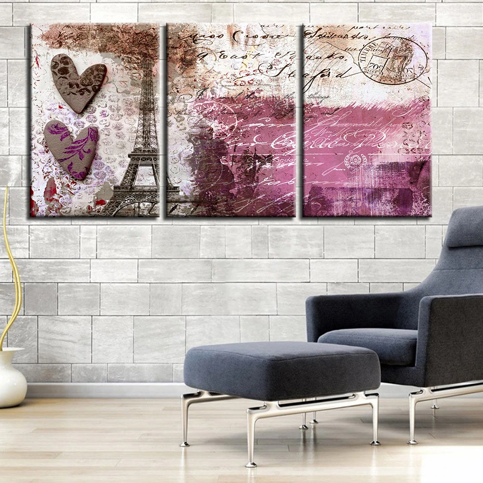 Canvas-Prints-Pictures-Living-Room-Wall-Art-3-Pieces-Vintage-Abstract-Paris-Tower-Scenery-Painting-Home (3)