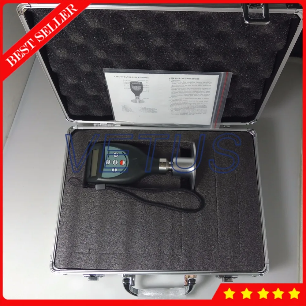 HT 6510MF Digital Memory Foam Durometer meter with portable hardness