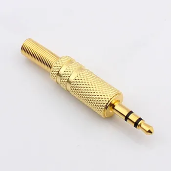 

30pcs Jack 3.5mm Audio Cable Connector Headphone Plug 3.5mm Jack Terminals Two-channel Headset Microphone Plug Gold-plated