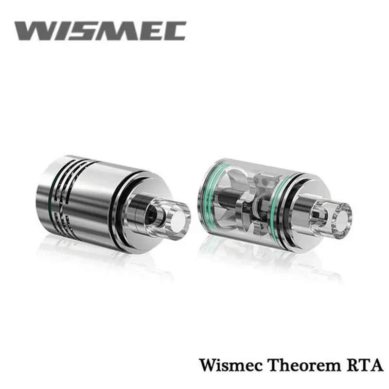 Оригинальная Wismec Theorem RTA атомайзер с регулируемым воздушным потоком управления Топ-заполнение атомайзера Нотч катушки Wismec E-cig Атомайзер