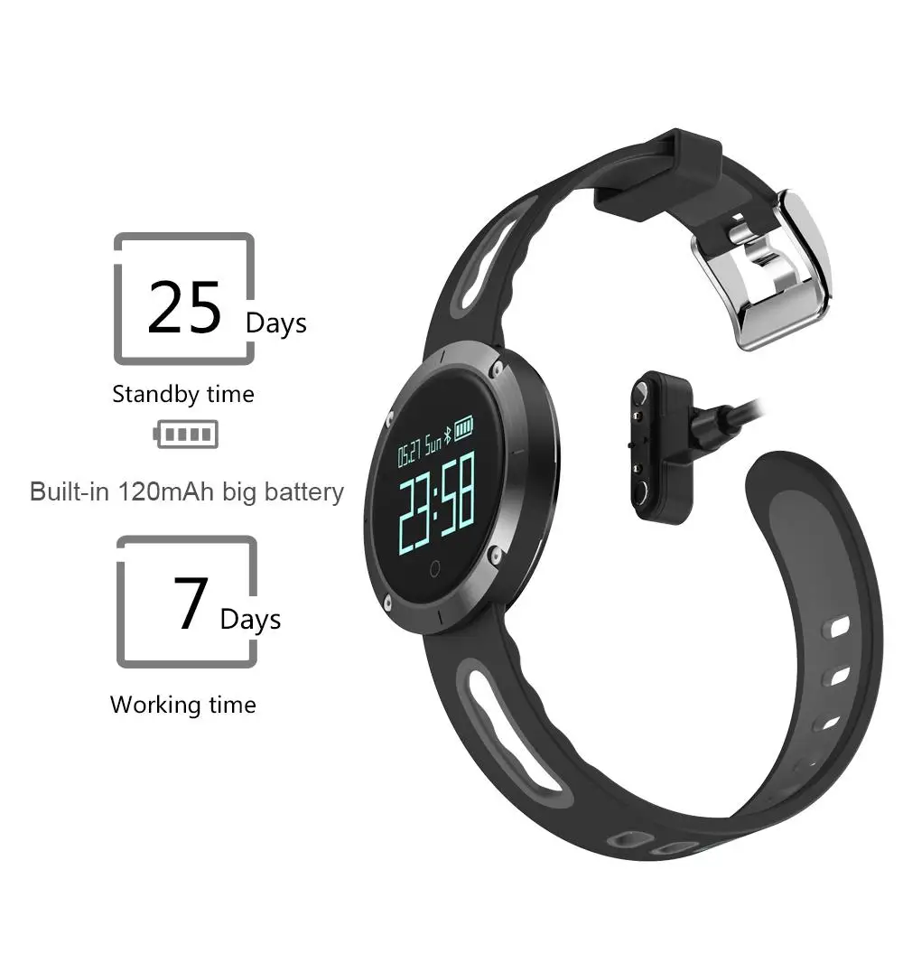 Smartch DM58 смарт-браслет кровяное давление часы фитнес-трекер пульсометр умный браслет relogio cardiaco для iPhone Android телефон
