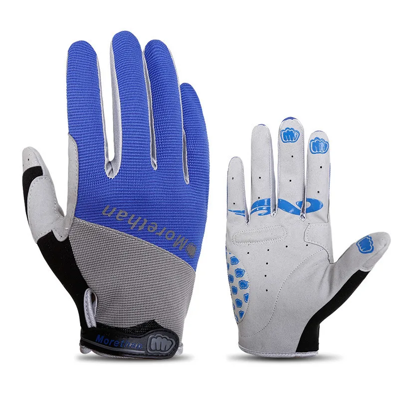 REXCHI уличные перчатки для велоспорта, ветрозащитные перчатки для горного велосипеда, велосипедная перчатка для зимних гонок, езды на мотоцикле - Цвет: Синий