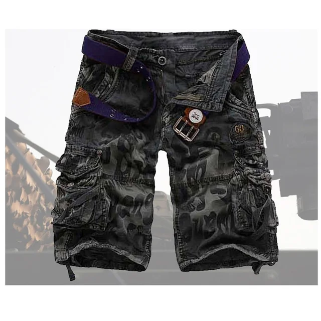 Buy Summer New 2015 Cool Casual Mens Shorts Cotton Loose Camouflage Military