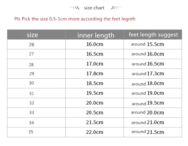 YH-SH19-014  size