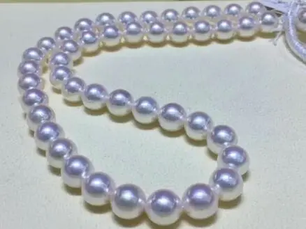 

free shipping noble jewelry gorgeous 11-13mm south sea round white pearl necklace 14k