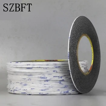 

SZBFT 1MM Black Brand New 3M Sticker Double Side Adhesive Tape Fix For Cellphone Touch Screen LCD free shipping