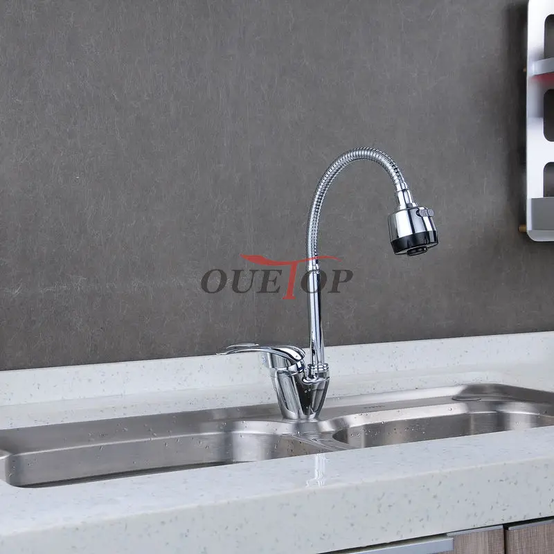 

Free Shipping Brass Kitchen faucet Mixer Cold and Hot Kitchen Tap Single Hole Water Tap torneira cozinha Sink Mixer Tap Grifo