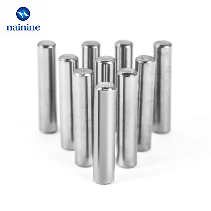 M2 M2.5 M3 GB119 Parallel Pins 304 Stainless Steel Cylindrical Locating
