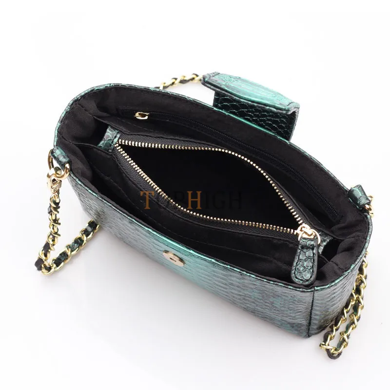 Дизайнерский клатч из натуральной кожи с узором страуса/крокодиловой ...