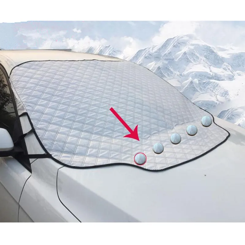 Magnético para Carro Peça de Proteção contra o Sol Capa de Chuva para Sol e Neve Pára-brisa Engrossado Antipoeira 1 9 Cheap Toldos e abrigos