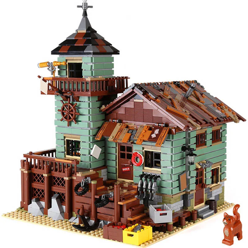 

Lepin 16050 2294Pcs Movie Figures The Old Fishing Store Compatible 21310 Model Building Kits Blocks Bricks Educational Set Toys