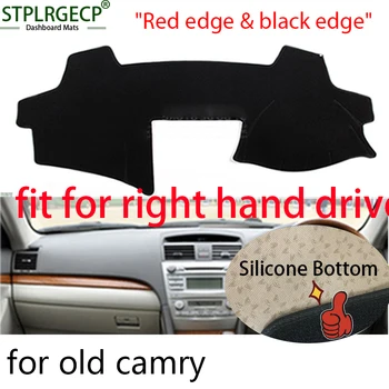 

Stplrgecp right hand drive Double layer Dash Mat Dashmat Dashboard Cover Sun Shade Dash Board Cover Carpet for toyota camry