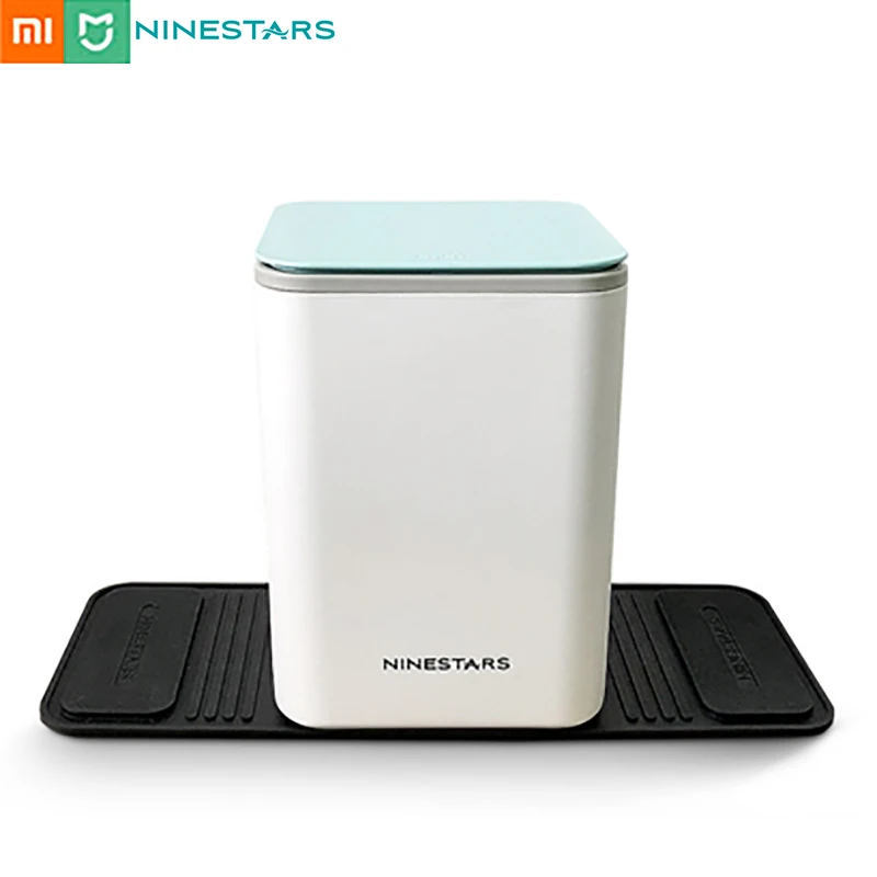 

Xiaomi Mijia NINESTARS Car Trash Garbage Can Auto Trash Dust Case Holder Bin box Car-styling Auto Door Seat Back Visor Trash Bin