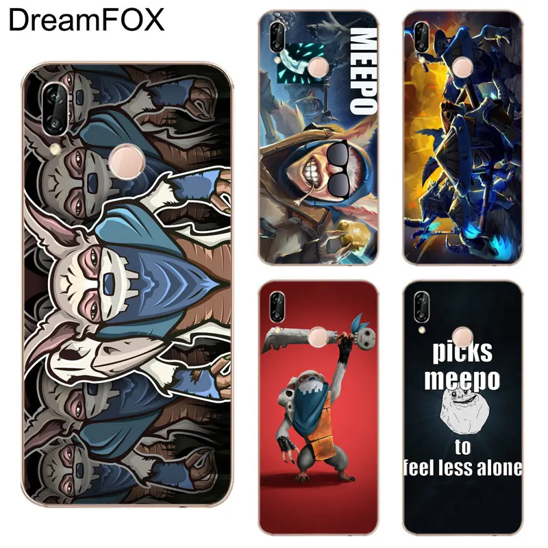 DREAMFOX K067 Dota 2 Meepo Soft TPU Silicone Case Cover For Huawei Honor 6A 6C 7X 9 10 P20 Lite Pro P Smart |