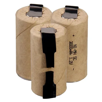 

3 pcs SC 3000mah 1.2v battery NIMH rechargeable batteries for makita bosch B&D Hitachi metabo dewalt for emergency light toy