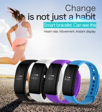 Smartch V66 Sport Smart watch smart band Bluetooth 4.0 Intelligent Wristband Bracelets watch for Android ios phone pk id107